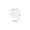 Rabalux 8937 Catania Außenwandleuchte bronze LED 4W 350lm 3000K IP44