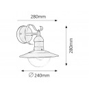 Rabalux OSLO 8682 Wandleuchte grün E27 IP44