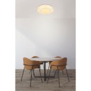 Globo 483111-24 LED Deckenleuchte Rada 1x24W | 1800lm | 3000-6000K - funkelnder Effekt, dimmbar, weiß, opal