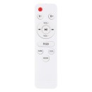 Globo 41366B LED-Deckenleuchte mit Lautsprecher Raffy 1x18W | 820lm | 3000-6500K | RGB | IP44- dimmbar, Bluetooth, Fernbedienung, Nachtmodus, Memory-Funktion, schwarz, opal