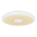 Globo 41366W LED-Deckenleuchte mit Lautsprecher Raffy 1x18W | 1100lm | 3000-6500K | RGB | IP44- dimmbar, Bluetooth, Fernbedienung, Nachtmodus, Memory-Funktion, weiß, opal