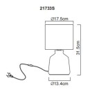 Globo RELA 21733S Tischlampe E14
