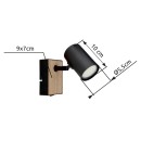 Globo 57911-1BW Spot-Wandleuchte ROBBY GU10