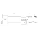 Globo 57911WW Wandleuchte Robby 1x25W | GU10 - Schalter am Körper, flexibler Arm, weiß