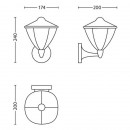 Philips 15470/30/16 LED Außenwandleuchte Robin 1x4,5W | 2700K | IP44