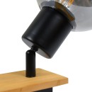 Italux SPL-67535-1-BK-WO Spot-Deckenleuchte Barel E27