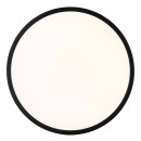 Globo 41562-24B LED Deckenleuchte Sapana 1x18W | 1600lm | 3000 K | IP44 - Schaltdimmer, Memoryfunktion, schwarz, opal