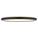 Globo 41562-24B LED Deckenleuchte Sapana 1x18W | 1600lm | 3000 K | IP44 - Schaltdimmer, Memoryfunktion, schwarz, opal