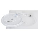 Globo 41563-18W LED Deckenleuchte Sapana 1x18W | 1600lm | 3000 K | IP44 - Schaltdimmer, Memoryfunktion, weiß, opal