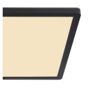 Globo 41563-24B LED Deckenleuchte Sapana 1x24W | 2300lm | 3000K - Schaltdimmer, Memoryfunktion, opal, schwarz