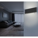 Globo 41751-8B LED-Wandleuchte Siegfried 1x8W | 240lm | 3000K - Schalter am Gehäuse, schwarz