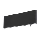 Globo 41751-8B LED-Wandleuchte Siegfried 1x8W | 240lm | 3000K - Schalter am Gehäuse, schwarz