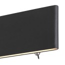Globo 41751-8B LED-Wandleuchte Siegfried 1x8W | 240lm | 3000K - Schalter am Gehäuse, schwarz