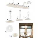 Ideal Lux 014814 Wand- und Deckenleuchte Smarties 1x40W | G9 - weiß