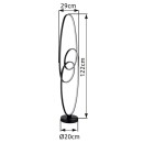Globo 67177-36S LED Stehlampe SPIRA | 39W integrierte LED-Quelle | 1890lm | 2700-6500K