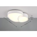 Trio T647510231 LED Deckenleuchte RISE | 21W integrierte LED-Quelle | 2400lm | 2700-6500K