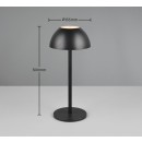 Trio Reality TR54106132 LED Tischlampe für den Außenbereich RICARDO | 1,7W integrierte LED-Quelle | 240lm | 3000K