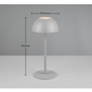 Trio Reality TR54106177 LED Tischlampe für den Außenbereich RICARDO  | 1,7W integrierte LED-Quelle | 240lm | 3000K