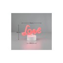 Trio Reality TR55931101 LED Tischlampe AMOR | 1W integrierte LED-Quelle