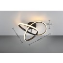 Trio Reality TR62101132 LED Deckenleuchte MEO | 15W integrierte LED-Quelle | 1800lm | 3000K