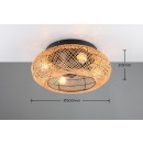 Trio Reality TR67302126 Ventilator mit Licht LILLESAND E27