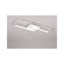 Trio Reality TR67303131 LED Deckenleuchte VIALE | 17W integrierte LED-Quelle | 1950lm | 4000K