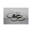 Trio Reality TR67364132 LED Deckenleuchte CIRES | 27W integrierte LED-Quelle | 3400lm | 4000K