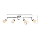 Globo 54919-4 Decken- und Spotleuchte Tadeus 4x40W | E14