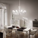 Ideal Lux 068428 Pendelleuchte 9x40W Teseo | E14 - weiß