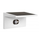 LED Außenwandleuchte Ti-Solar-LED 1x3W - mit Bewegungssensor und Sensor Tag/Nacht
