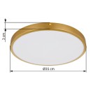 Globo 12381-22 LED Deckenleuchte TIBEY  | 22W integrierte LED-Quelle | 1800lm | 3000K