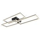 Globo 67247-58 LED Deckenleuchte Tiny1x58W | 4300lm | 2700-6000K- Fernbedienung, dimmbar, Memoryfunktion, Nachtmodus, schwarz, opal