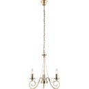 Globo 69003-5 Pendelleuchte Truncatus 5x40W | E14 - Messing