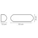 Ideal Lux 163598 Außenwandleuchte Giove Coffee 1x60W | E27 | IP54 - braun