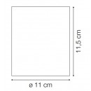 Ideal Lux 163666 Außendeckenleuchte Gun Coffee 1x28W | GU10 | IP44 - braun