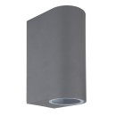 Globo 34163-2 Außenwandleuchte Veronika 2x35W | GU10 | IP44 - Anthrazit