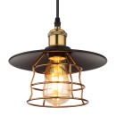 Globo 15086BH Deckenleuchte Viejo 1x60W | E27 - Schwarz, Messing, Gold