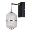 Italux WL-34375-1-BK LED Wandleuchte Alani | 6W LED | 588lm | 3000K