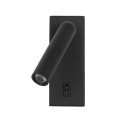 Italux WL-46376-1-BK LED Spot-Wandleuchte Nova | 3W LED | 153lm | 3000K