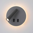 Italux WL-53742-1-GR LED Spot-Wandleuchte Furla | 8W LED | 516lm | 3000K