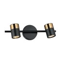 Italux WL-58892-2-BK-BRO Spot-Wandleuchte Elice GU10