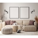 Italux WL-66892-2A-BK-AMB Servio E14