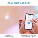 WIZ-Colors 8719514551954 LED-Deckenleuchte Imageo 1x5w | Gu10 | 350lm | 2200-6500K | RGB - dimmbar, weiß