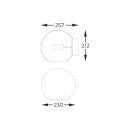 Zuma Line 003064-028137 LED Wandleuchte ENCELADUS integrierte LED-Quelle
