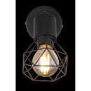 Globo 54802S-1 Wandleuchte Xara 1x40W | E14 - schwarz