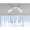 Globo 54802W-2 Deckeneinbauleuchte Xara 2x40W | E14 - weiß