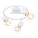 Globo 54802W-3 Deckeneinbauleuchte Xara 3x40W | E14 - weiß