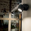 Ideal Lux 129471 Außenwandleuchte Xennon 1x28W | GU10 | IP44 - grau