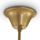 Ideal Lux 155968 Pendelleuchte Konse Oro 1x60W | E27 - gold