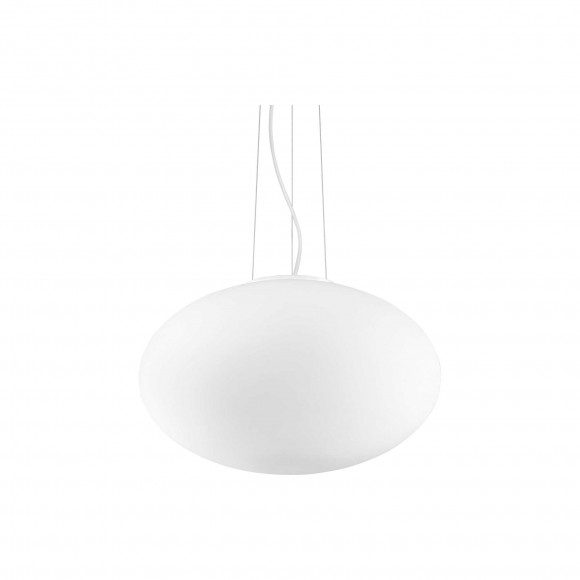 Ideal Lux 086743 Pendelleuchte 1x60W Candy | E27 - weiß